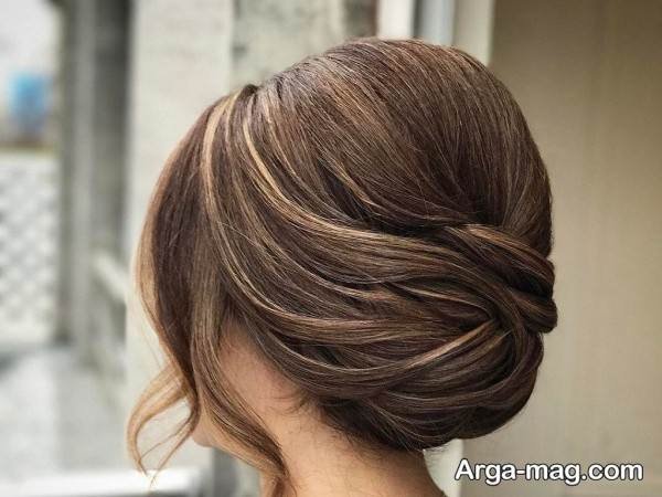 شینیون موی کوتاه زیبا