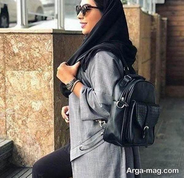 ایده متفاوت تیپ با مقنعه