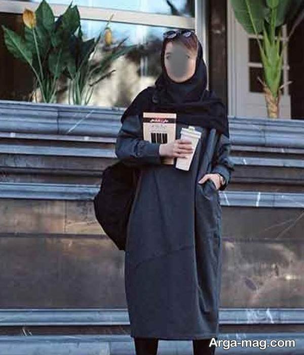 ایده تیپ با مقنعه لاکچری