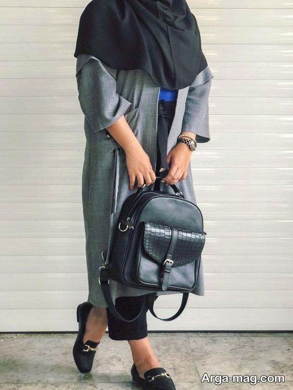 تیپ لاکچری با مقنعه