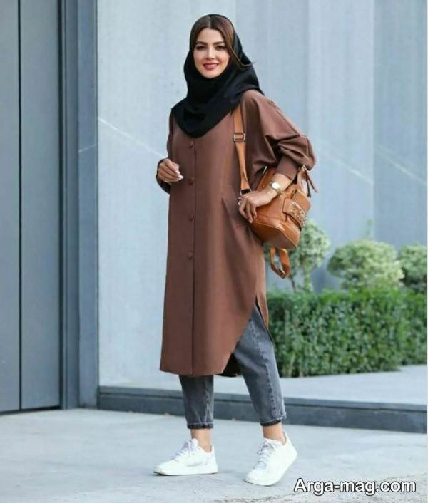 تیپ خاص با مقنعه