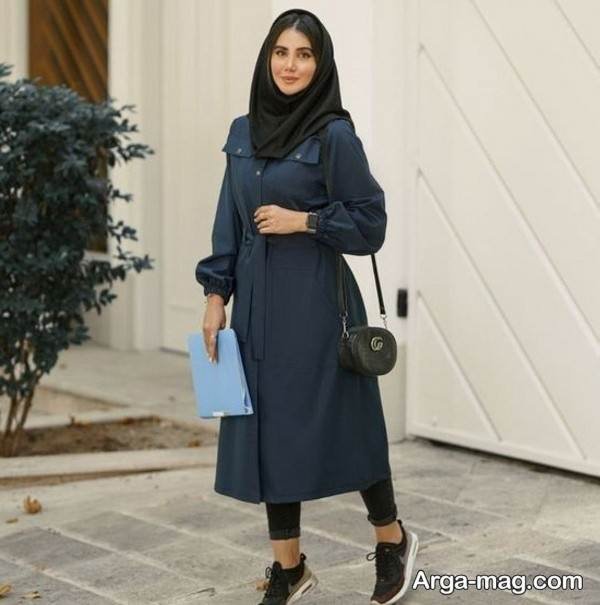 تیپ با مقنعه زیبا