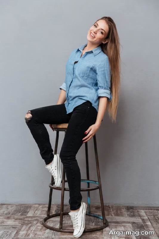  تیپ متفاوت با شلوار مشکی