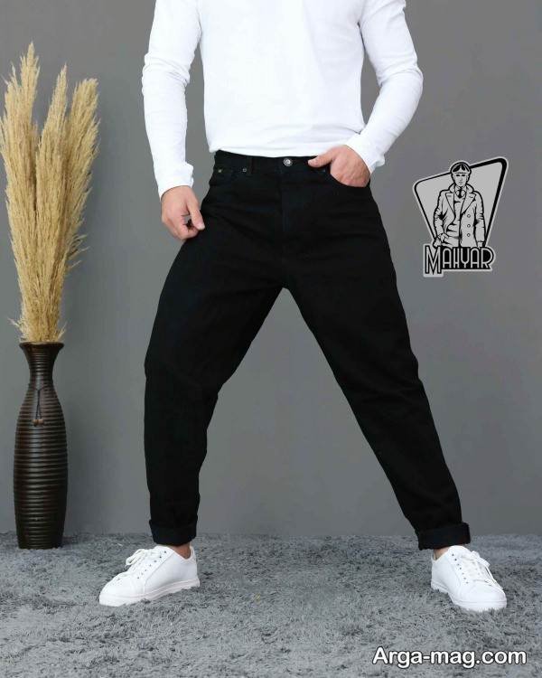  تیپ با شلوار مشکی شیک