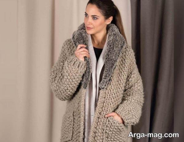 ژاکت بافتنی جلو باز خاص