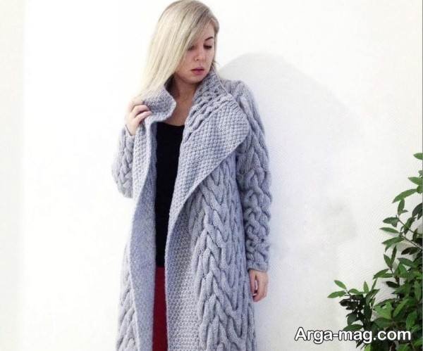 ژاکت بافتنی جلو باز جدید