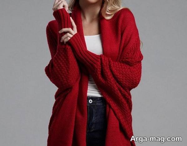 ژاکت بافتنی جلو باز لاکچری