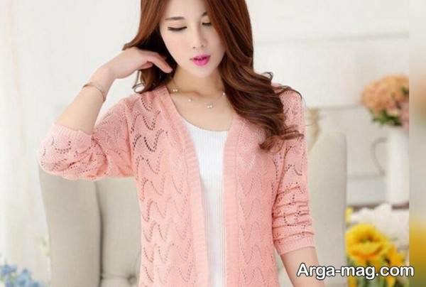 ژاکت بافتنی جلو باز لاکچری