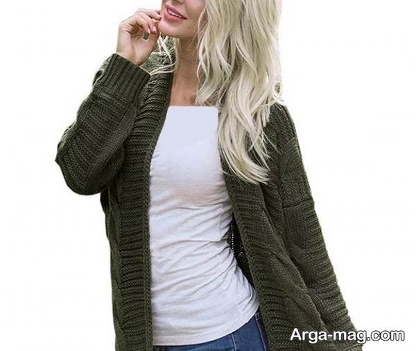 مدل جدید ژاکت بافتنی