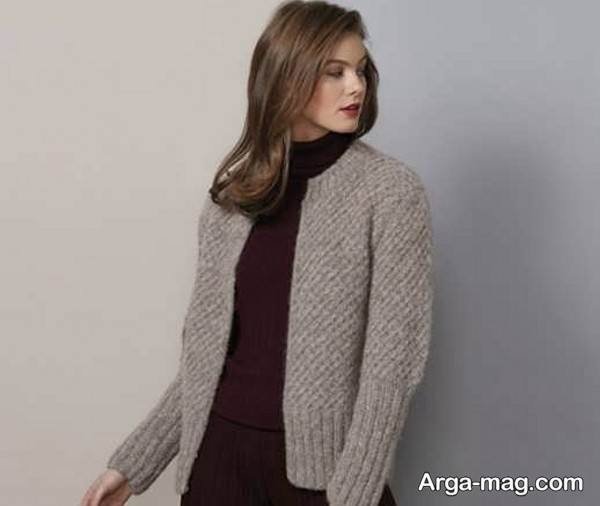 جذاب ترین مدل ژاکت بافتنی جلو باز
