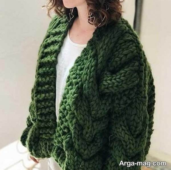 انواع مدل ژاکت بافتنی جلو باز