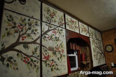 ایده تزیین کمد دیواری شیک