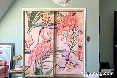 تزیینات زیبا کمد دیواری