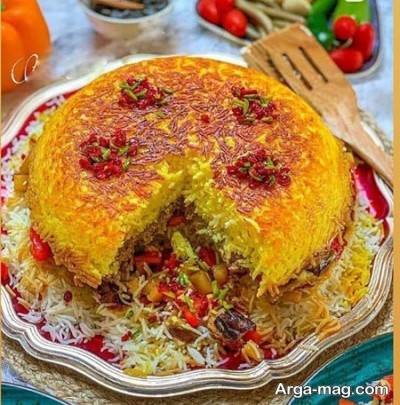 نحوه تهیه رنگین پلو