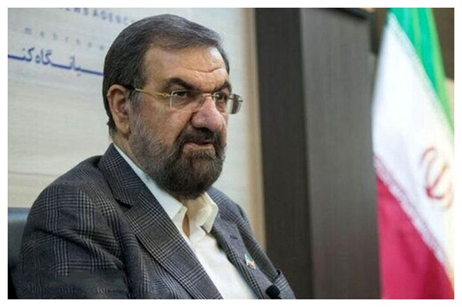 عکسی از محسن رضایی در کنار محمدرضا عارف در یک جلسه درباره اقتصاد دیجیتال