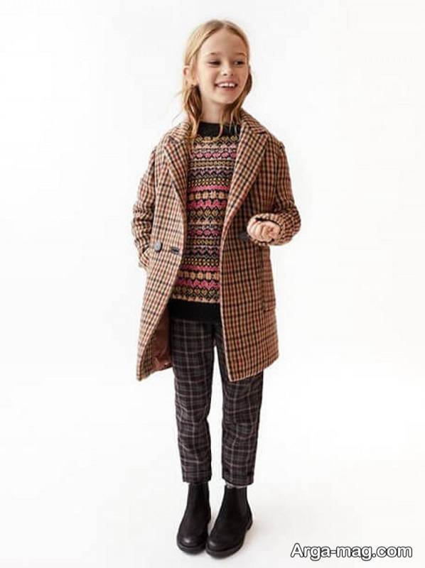 پالتو دخترانه بچه گانه زیبا