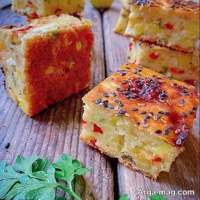 نحوه تهیه کیک سبزیجات