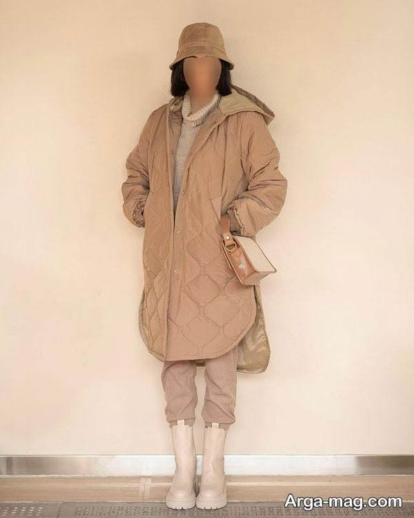 ایده زیبا تیپ با پافر