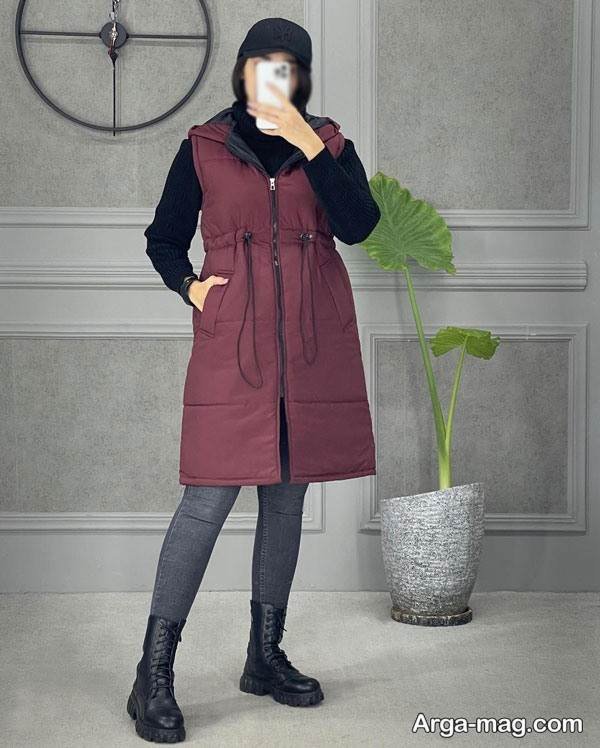 ایده تیپ با پافر خاص