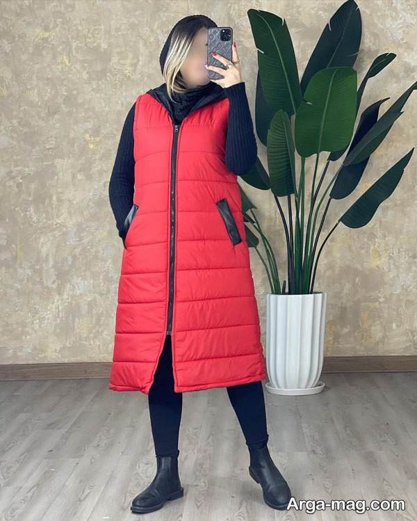 ایده تیپ با پافر زیبا