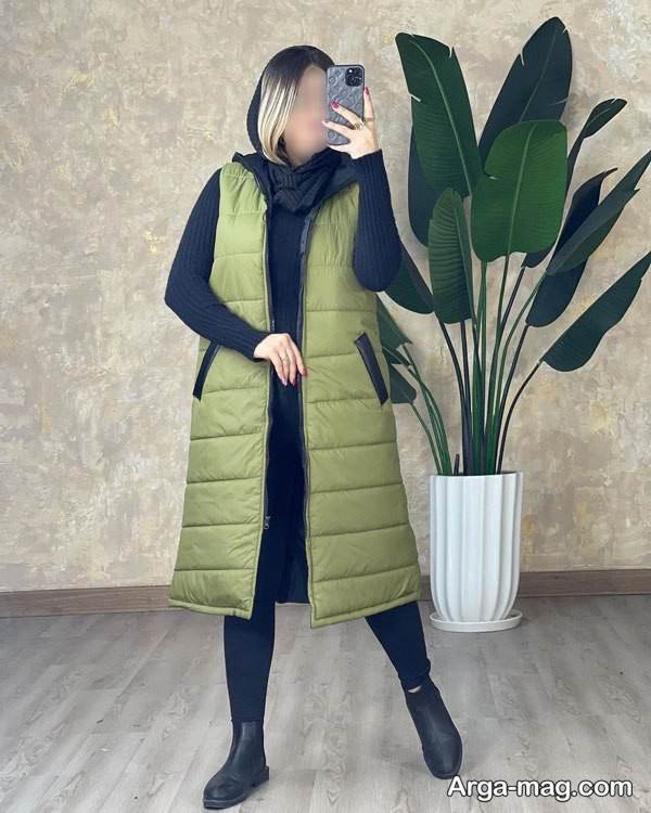 تیپ با پافر شیک