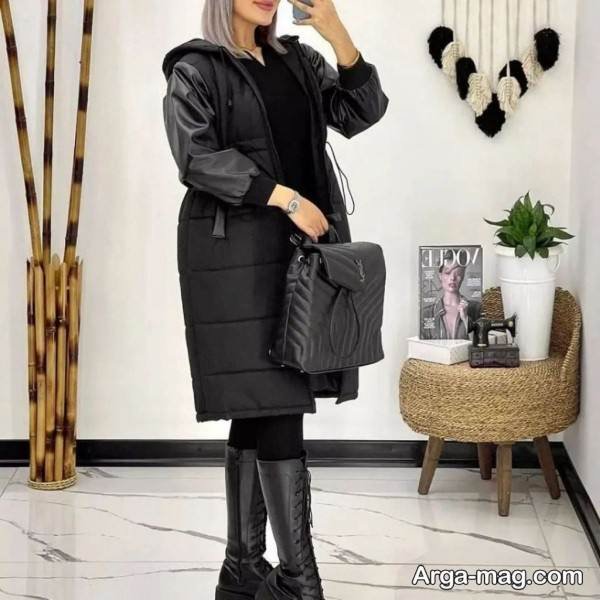 تیپ با پافر زیبا