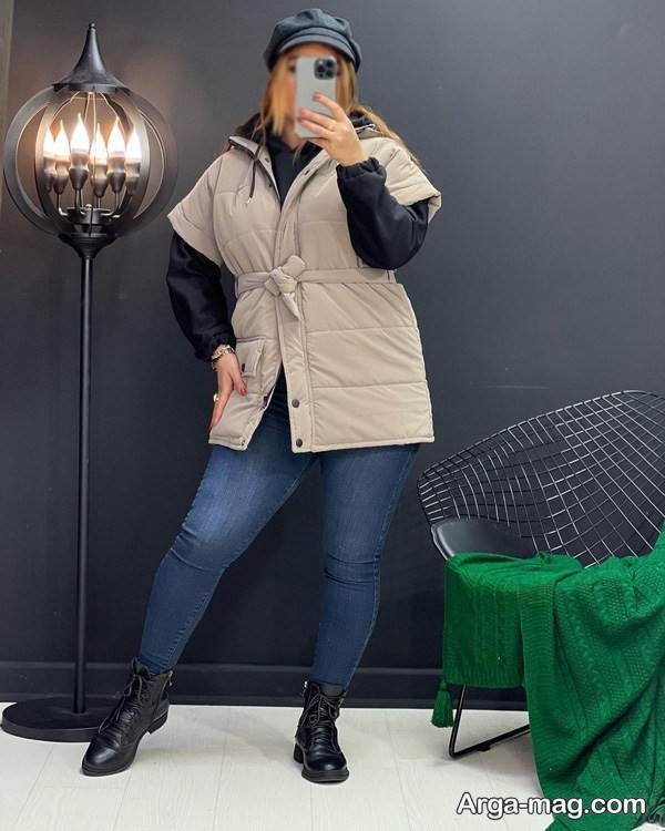 تیپ با پافر شیک