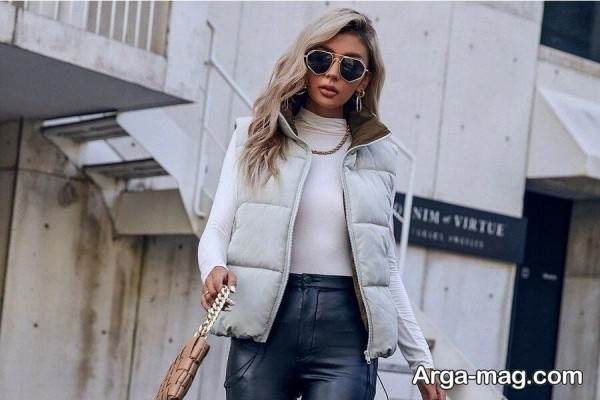 تیپ زیبا با پافر