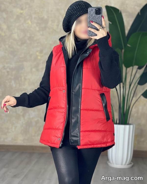 استایل با پافر ساده