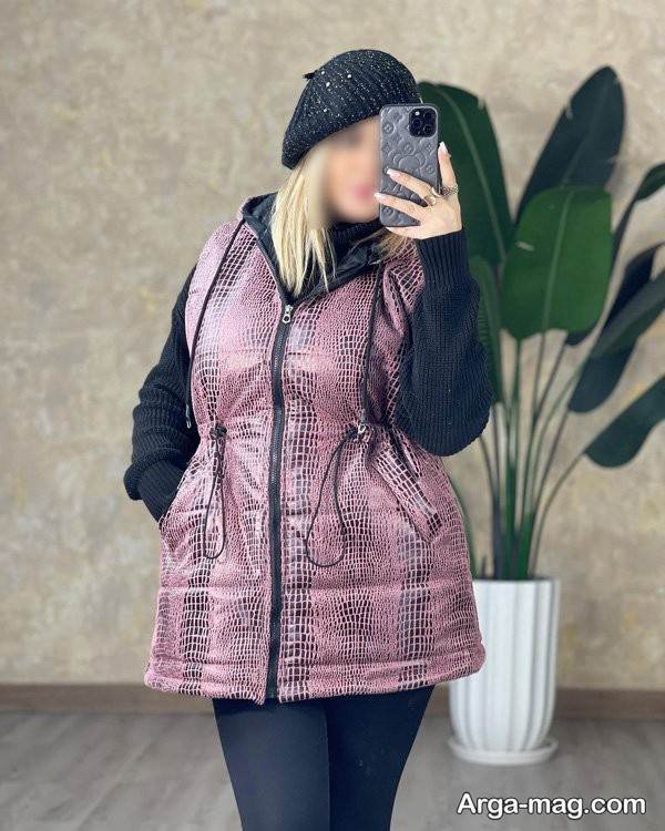 استایل با پافر با ایده زیبا