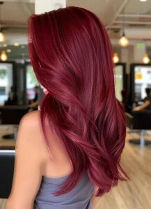 رنگ مو زرشکی