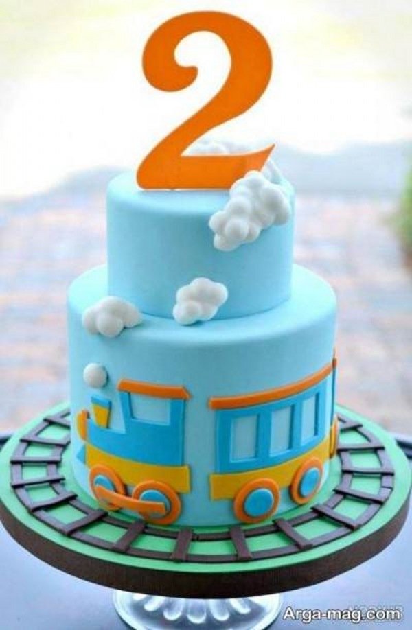 ایده تزیینات کیک تولد دو سالگی شیک