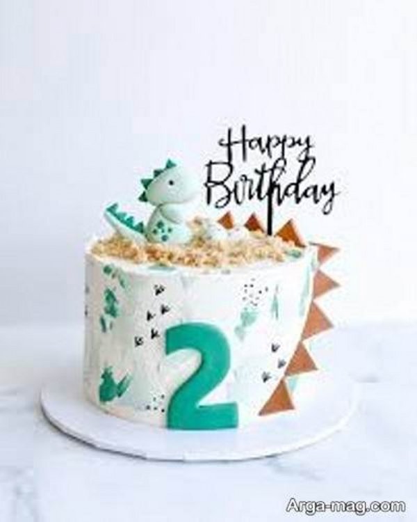 ایده تزیینات خاص کیک تولد دو سالگی 