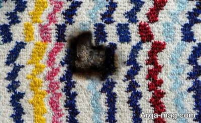 چطور فرش سوخته را تمیز کنیم؟ 