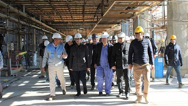 بازدید معاون وزیر نفت از پروژه‌های CCR و پست برق شهری پالایشگاه تهران