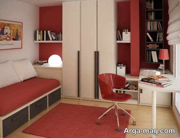 چیدمان اتاق خواب 9 متری خاص