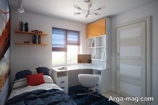 زیباترین چیدمان اتاق خواب 9 متری