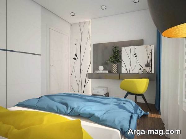 ایده متفاوت چیدمان اتاق 9 متری