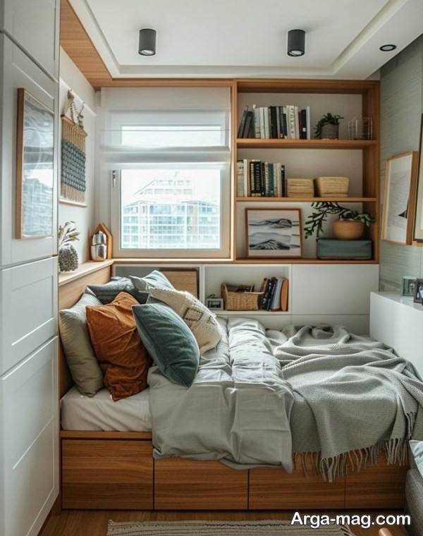 چیدمان اتاق 9 متری شیک