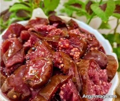 نحوه تهیه ترشی بادمجان و لبو