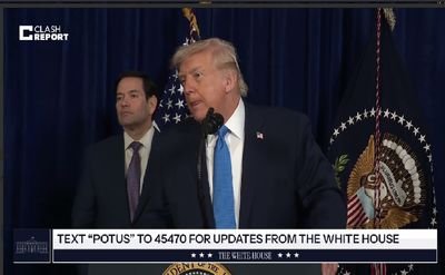 پاسخ ترامپ به سوالی در مورد حضور ایران، روسیه و چین در ونزوئلا + فیلم