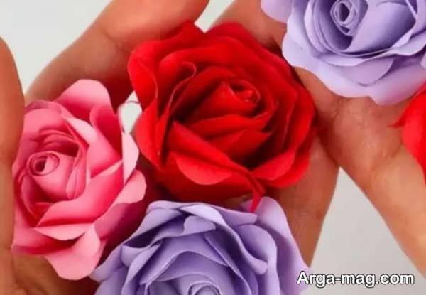 ساخت کاردستی گل رز
