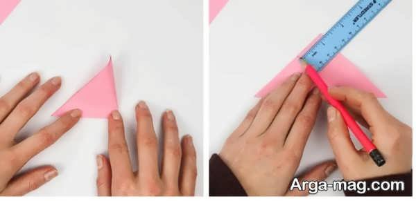 درست کردن کاردستی گل رز