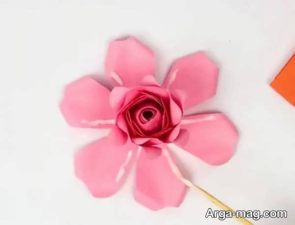 ساخت کاردستی گل رز