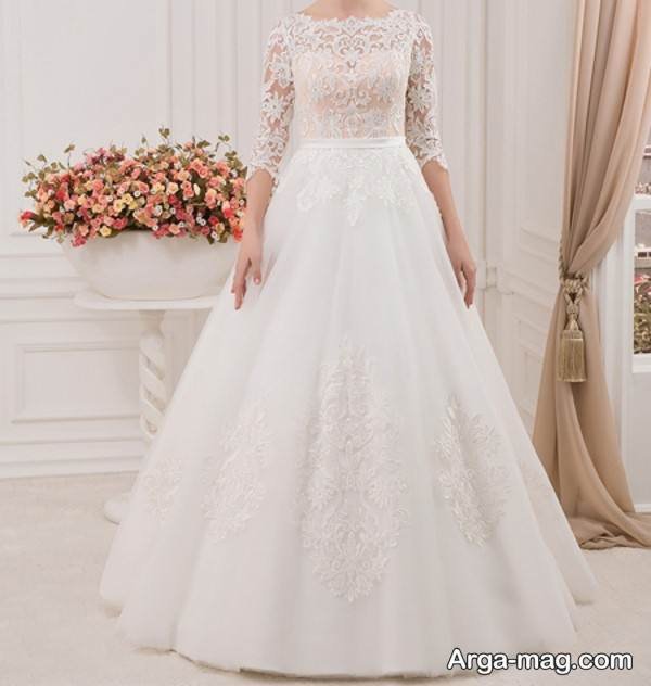 مدل لباس عروس در طرح زیبا