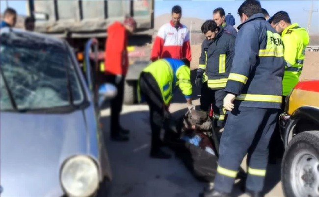 حادثه مرگبار رانندگی در کرمانشاه/ راننده درجا جان باخت