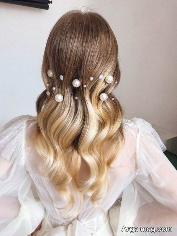  شینیون ساده باز 