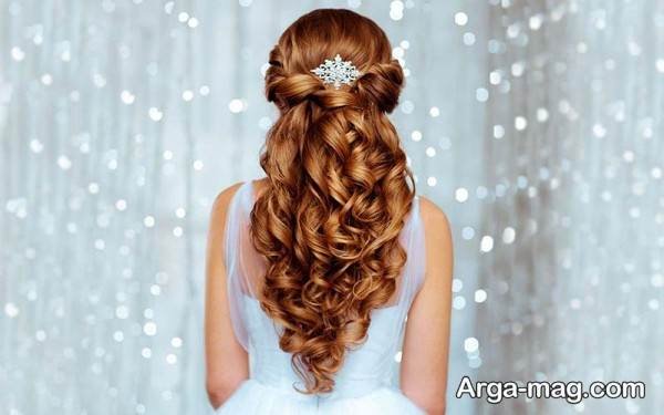 شینیون باز در رنگ زیبا