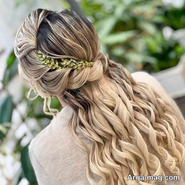 مدل شینیون باز شیک