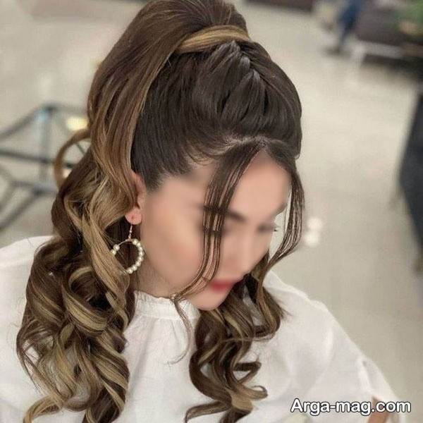 مدل زیبا شینیون باز 